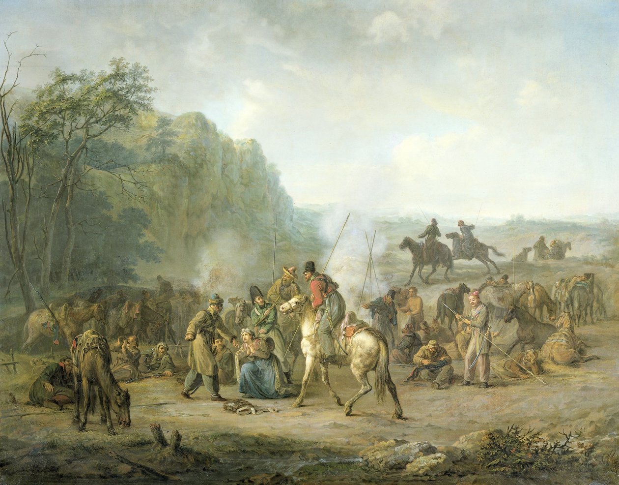 Bivouac des cosaques - Louis Moritz