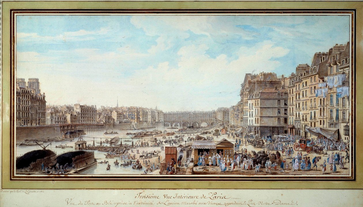 Vue du port à la baleine prise depuis l