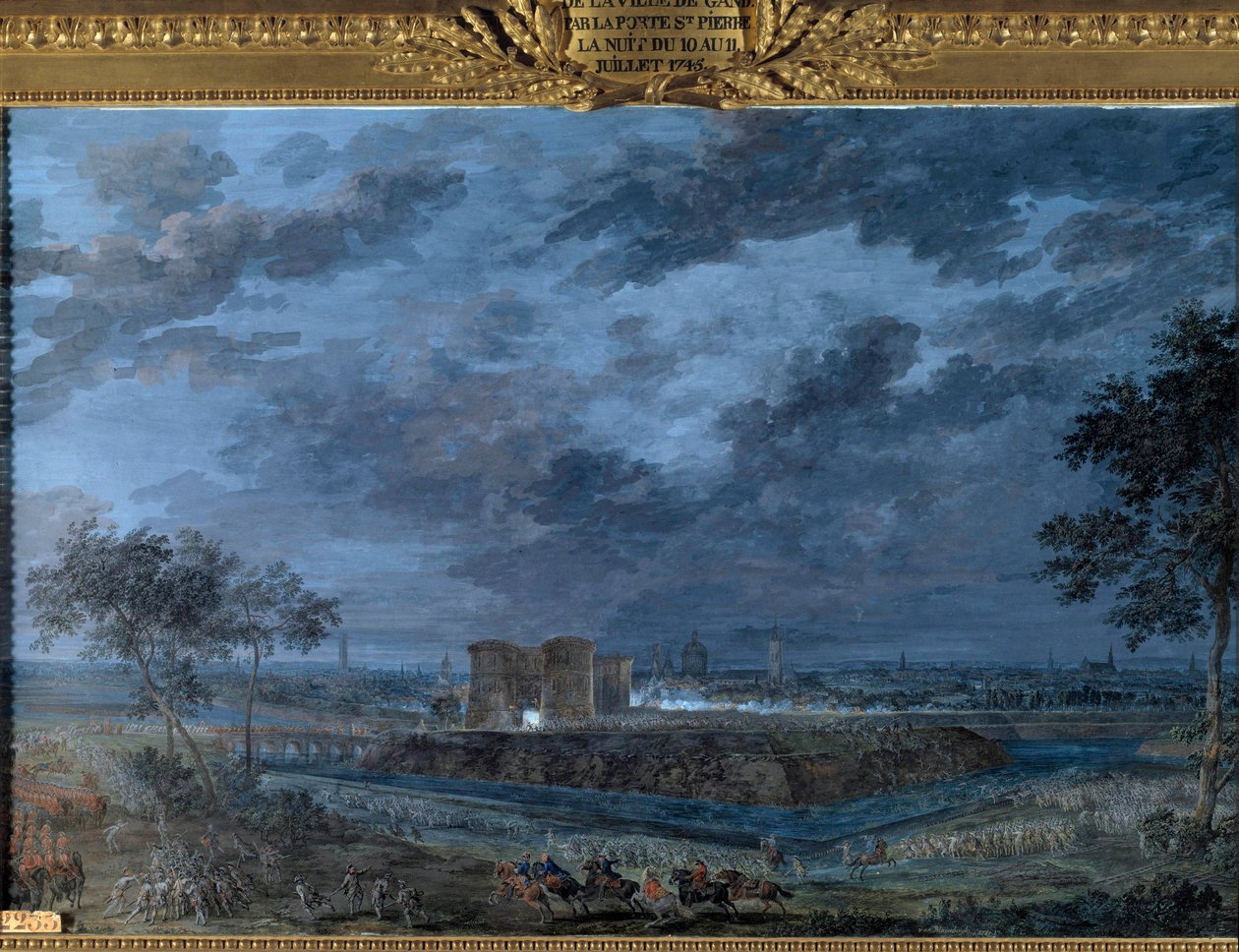 La prise de Gand dans la nuit du 10 au 11 juillet - Louis Nicolas van Blarenberghe