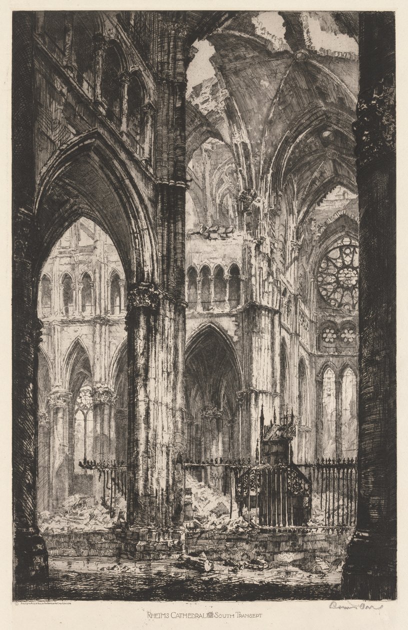 Cathédrale de Reims, transept sud - Louis Orr