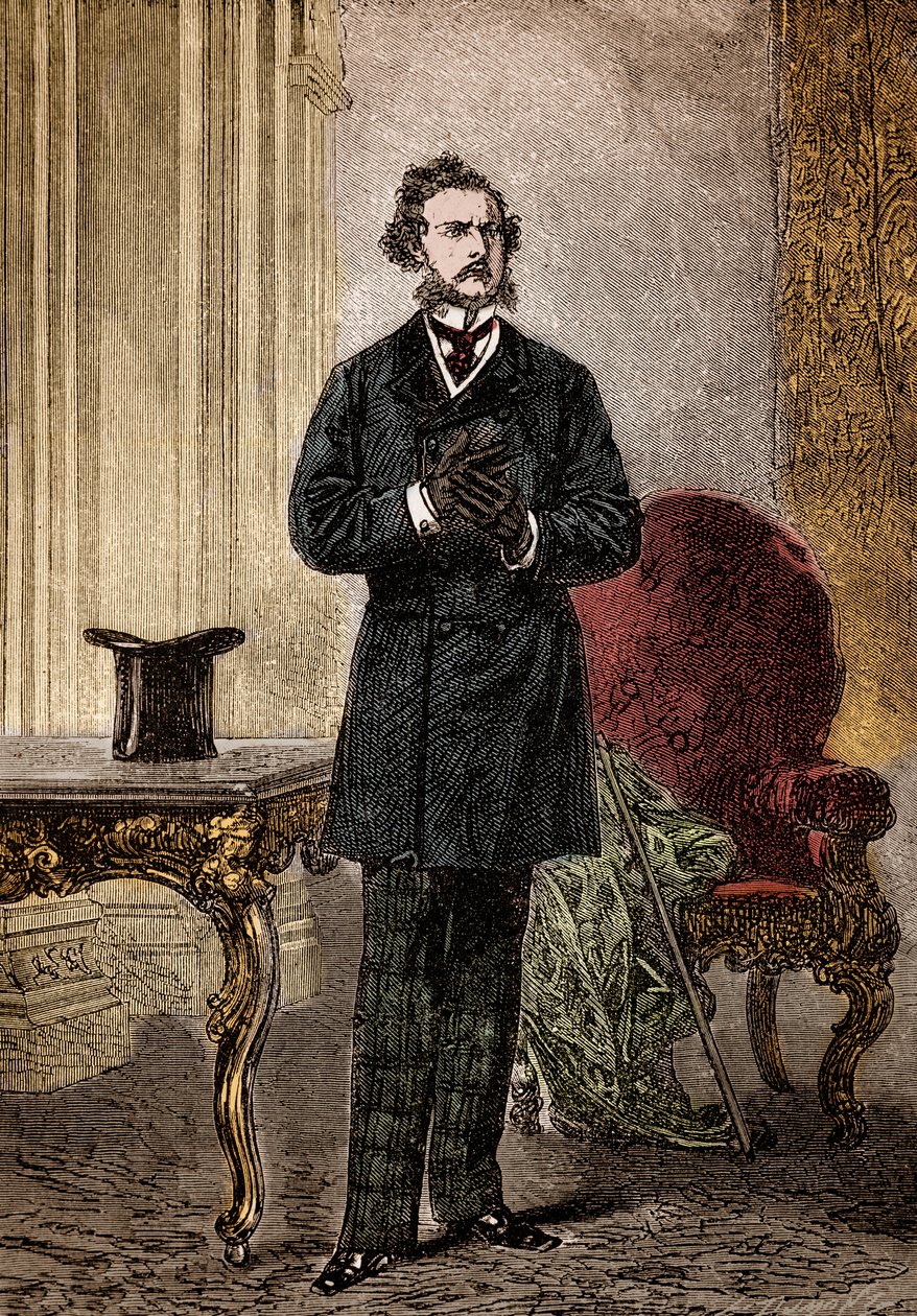 Portrait de Phileas Fogg, personnage de « Le tour du monde en quatre-vingts jours » roman d