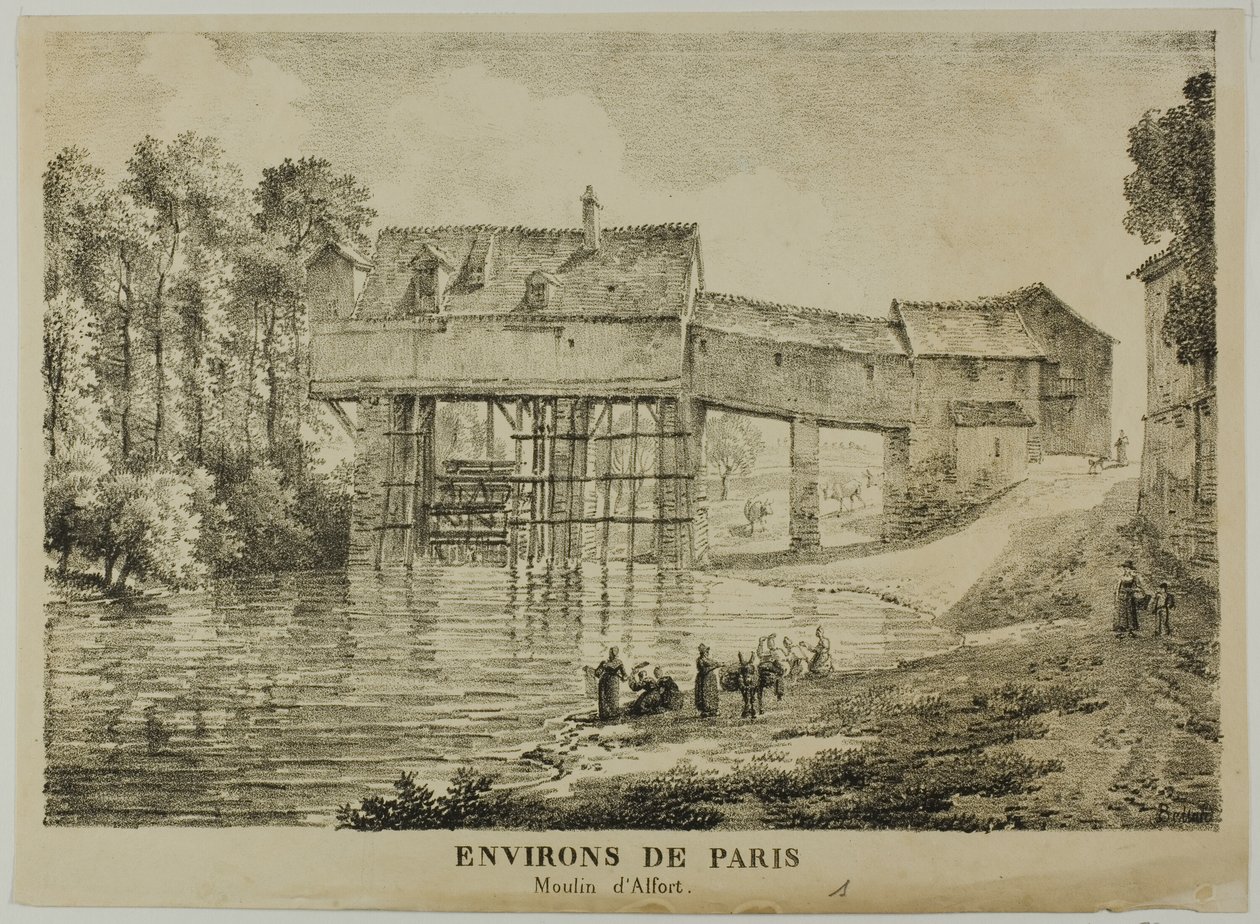 Les Environs de Paris : Moulin d