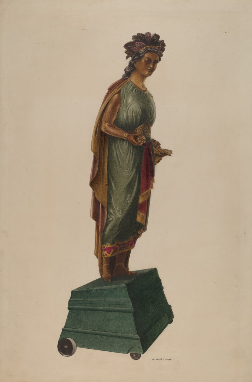 Indien de magasin de cigares, 1938 - Louis Plogsted