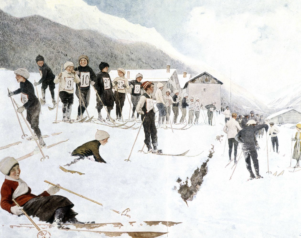 Leçons de ski pour enfants - Louis Remy Sabatier