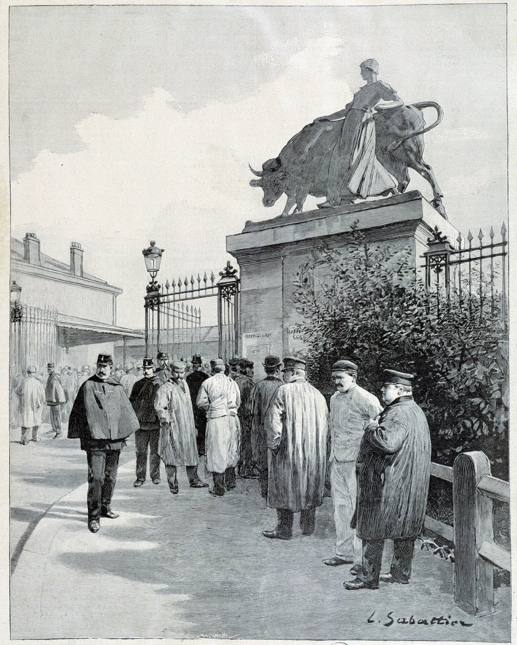 Grévistes à l