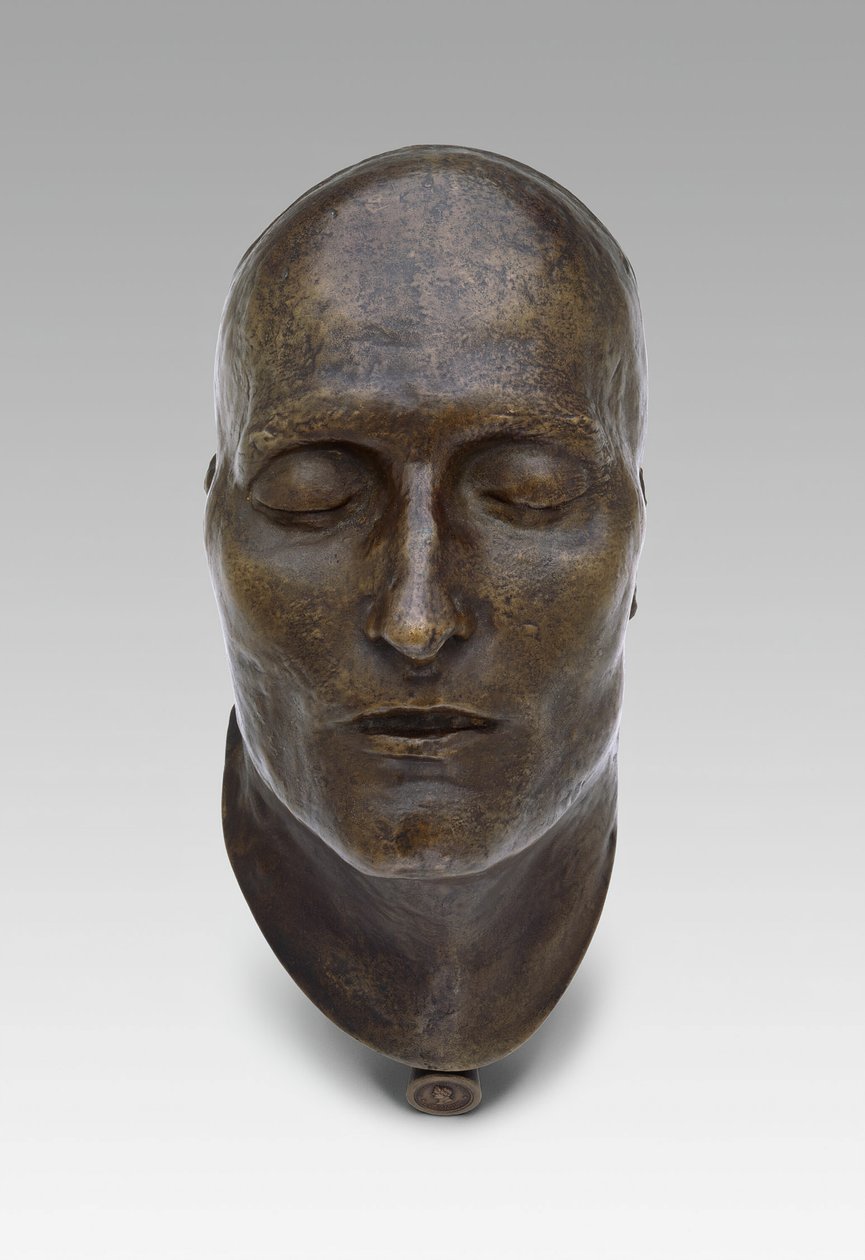Masque mortuaire de Napoléon, modelé en 1821, moulé en 1833 - Louis Richard