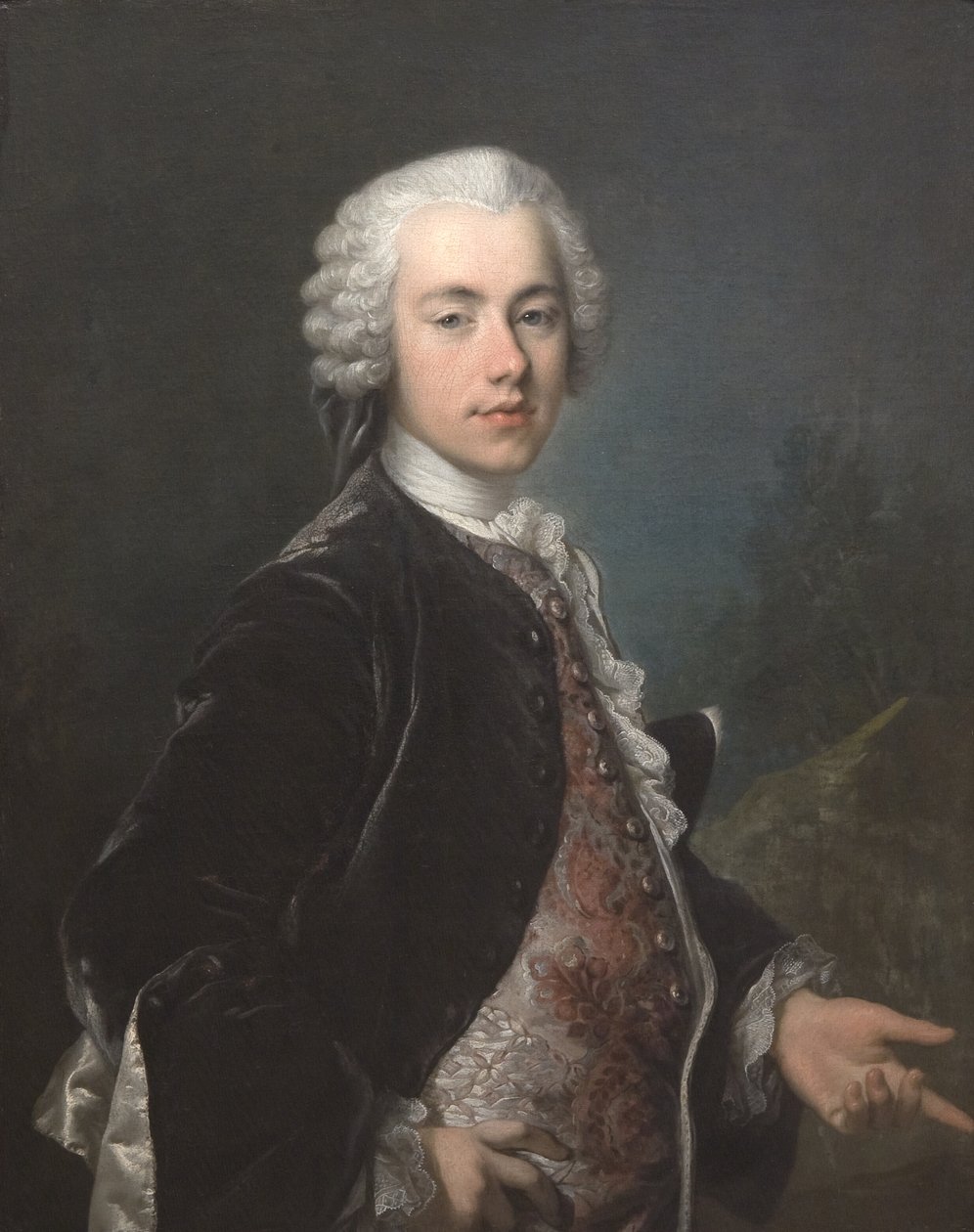 Portrait de Frederik Berregaard - Louis Tocqué