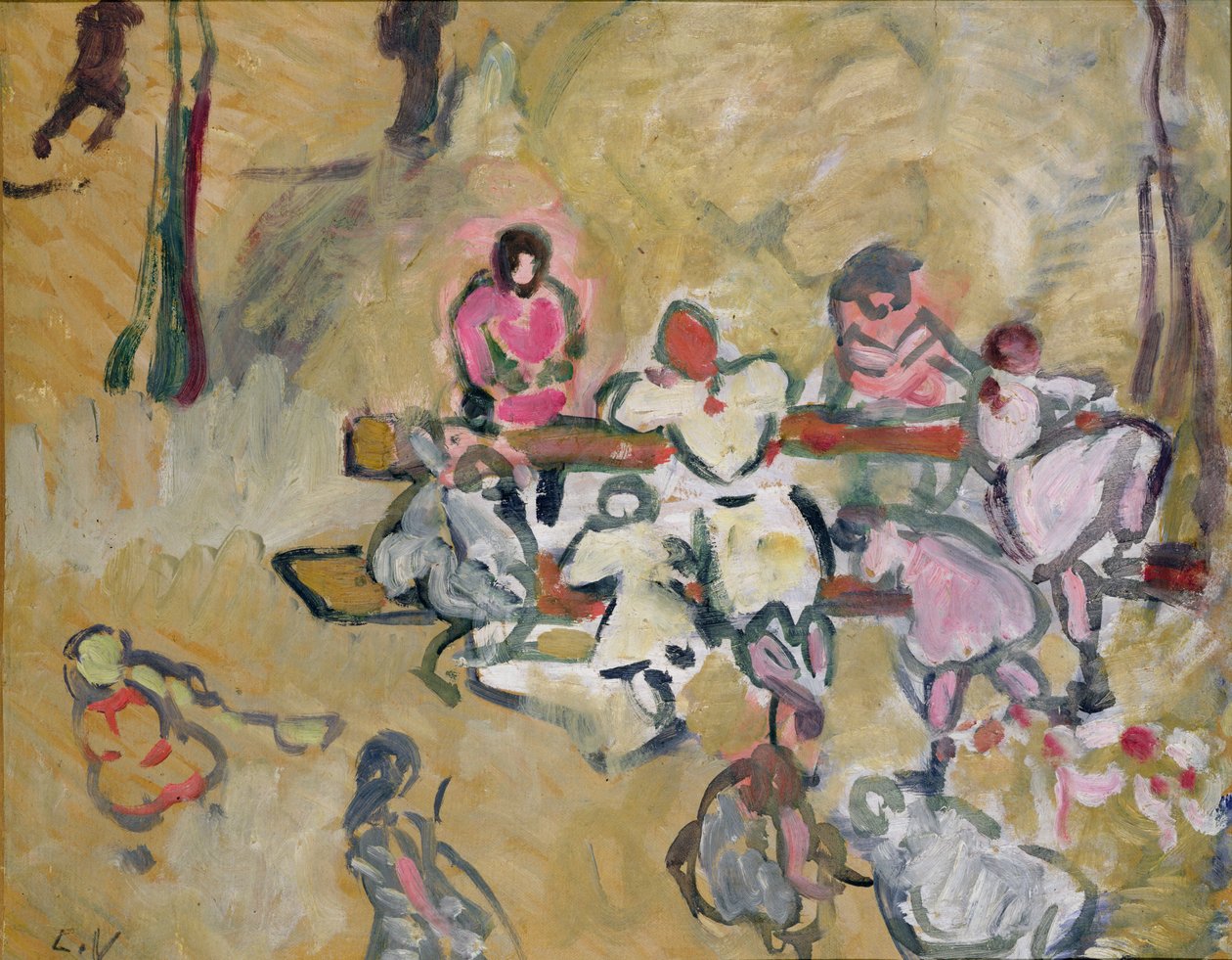 Enfants jouant rue Caulaincourt, c.1907-14 - Louis Valtat