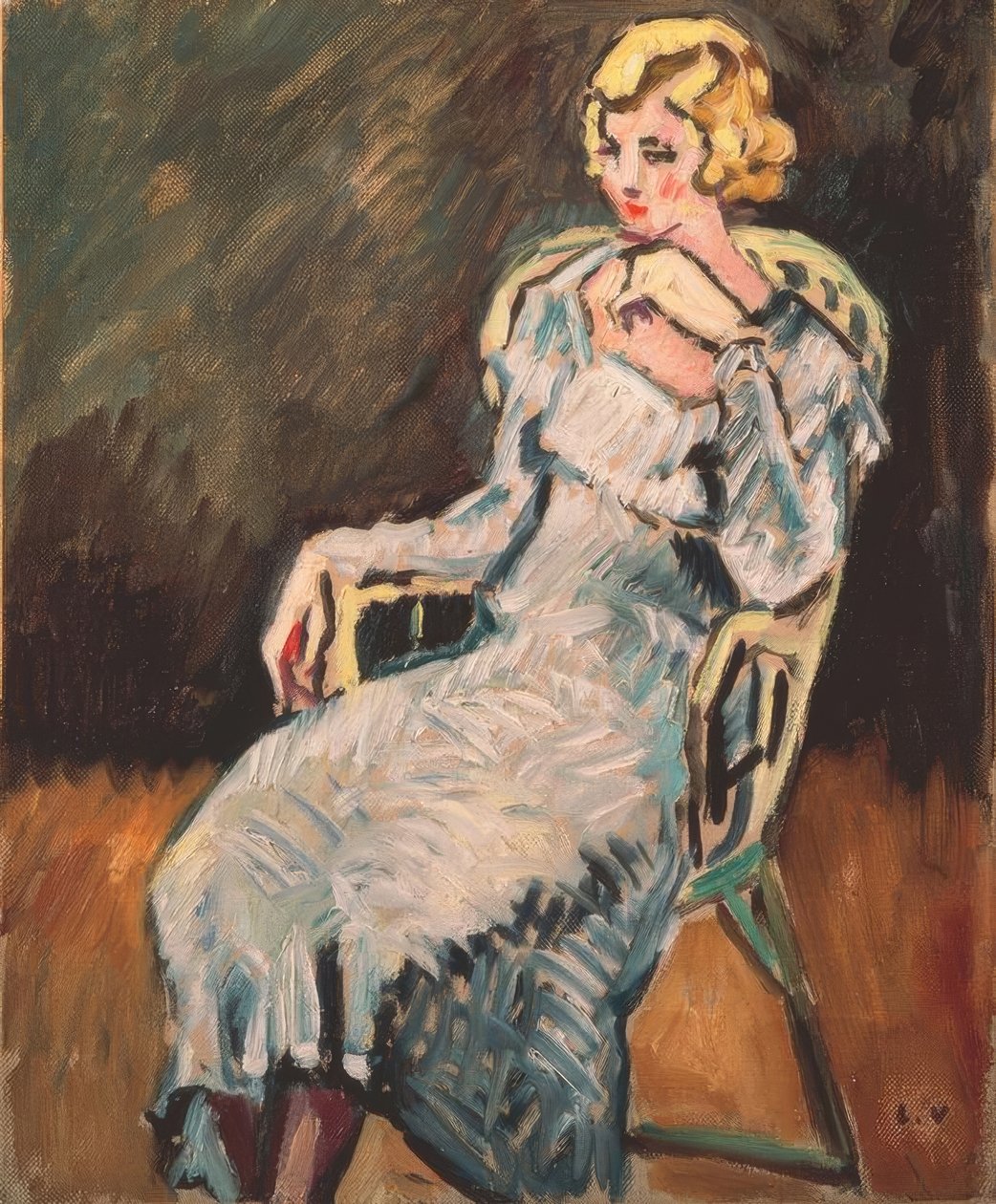 Jeune femme assise - Louis Valtat