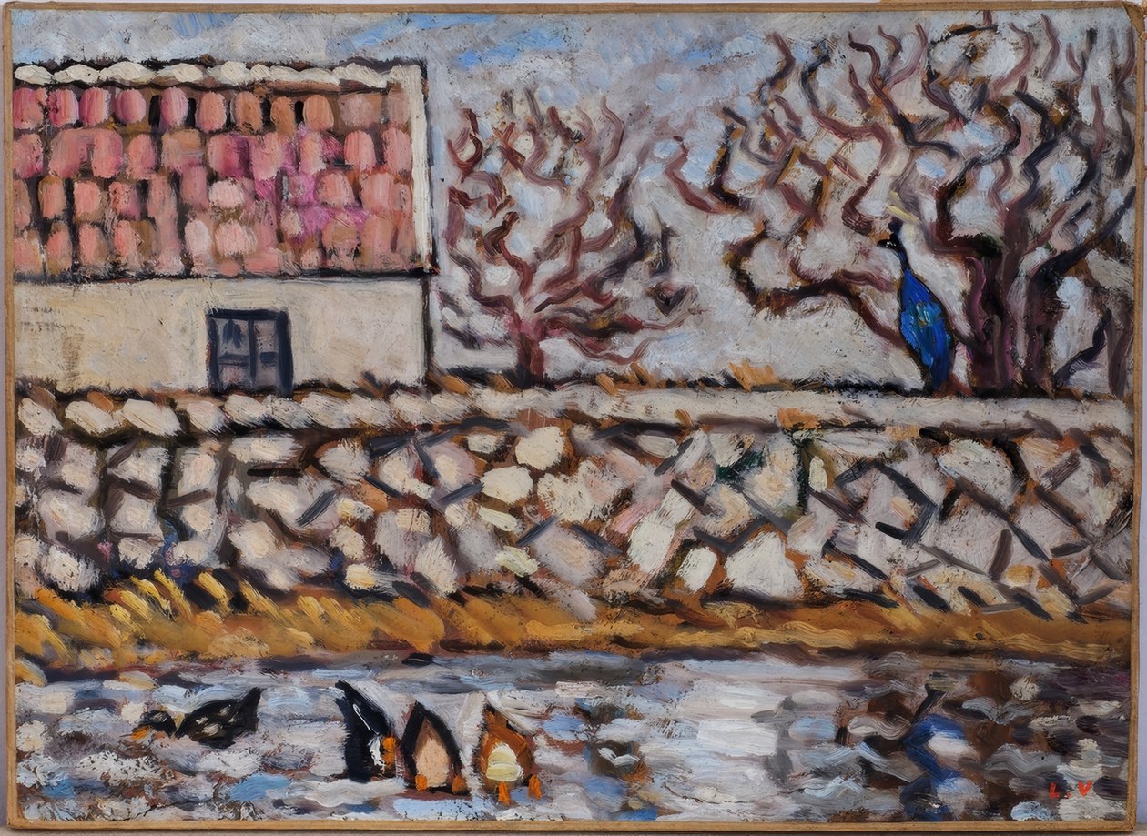 La ferme aux canards et au paon - Louis Valtat