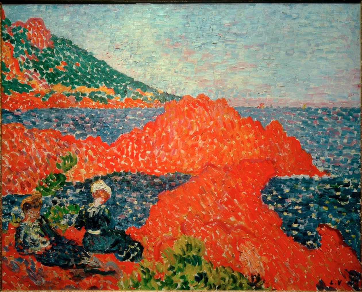 Le Roches rouges à Agay - Louis Valtat