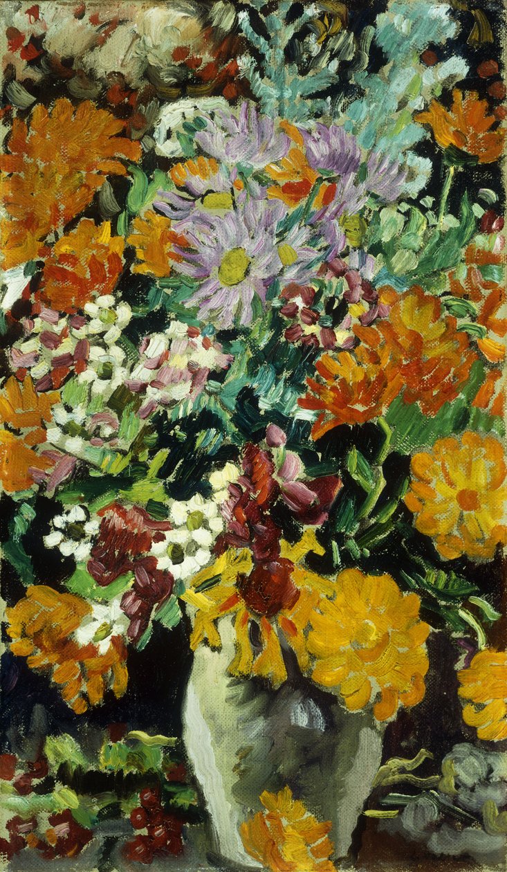 Vase de fleurs, c.1930 - Louis Valtat