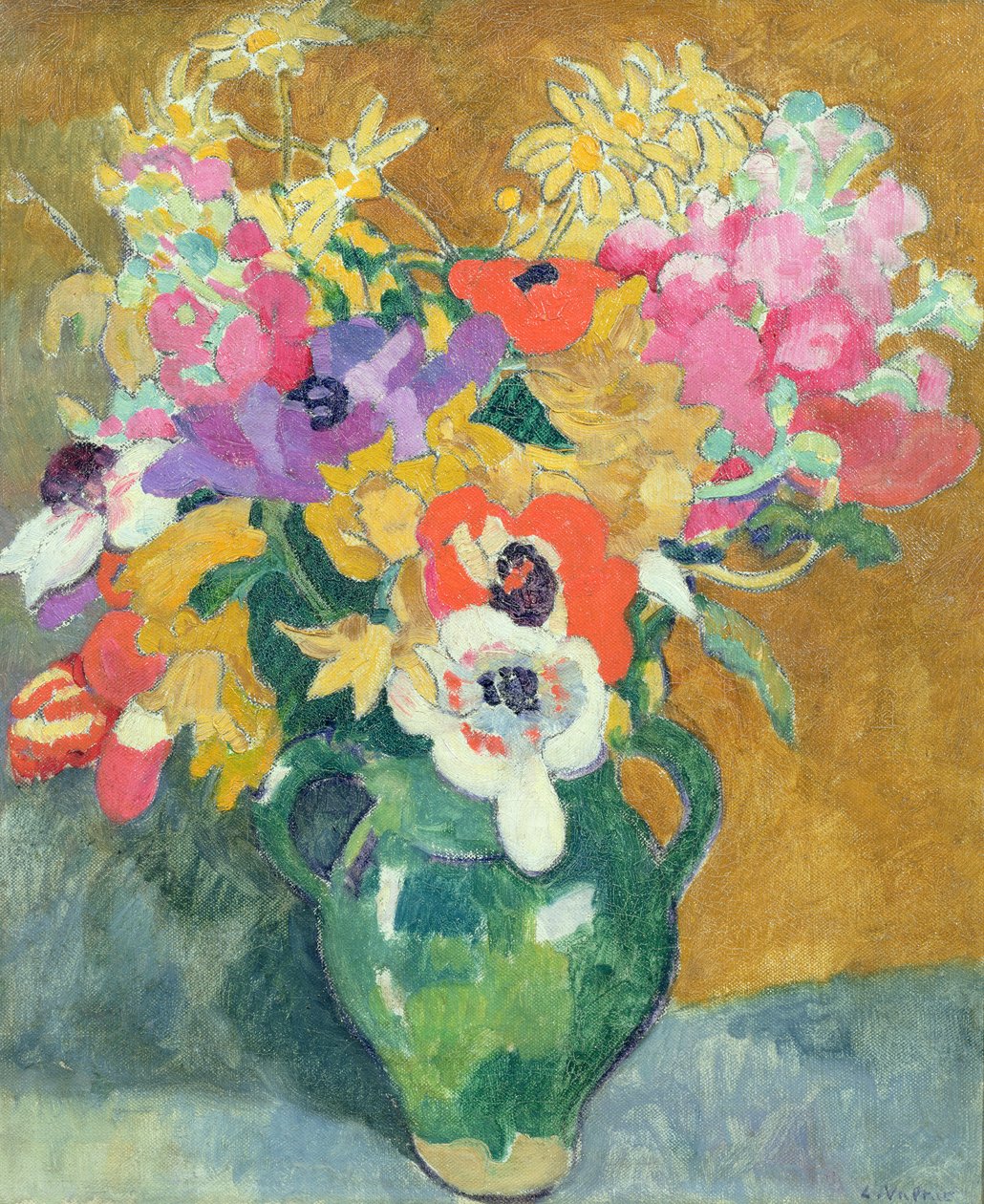 Vase de fleurs, vers 1925 - Louis Valtat