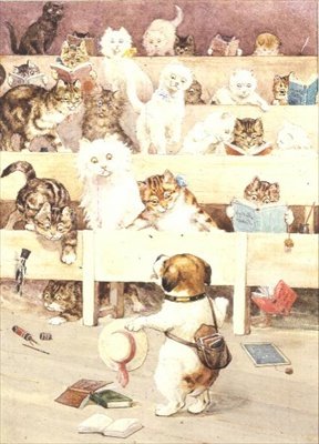 Dans la mauvaise classe - Louis Wain