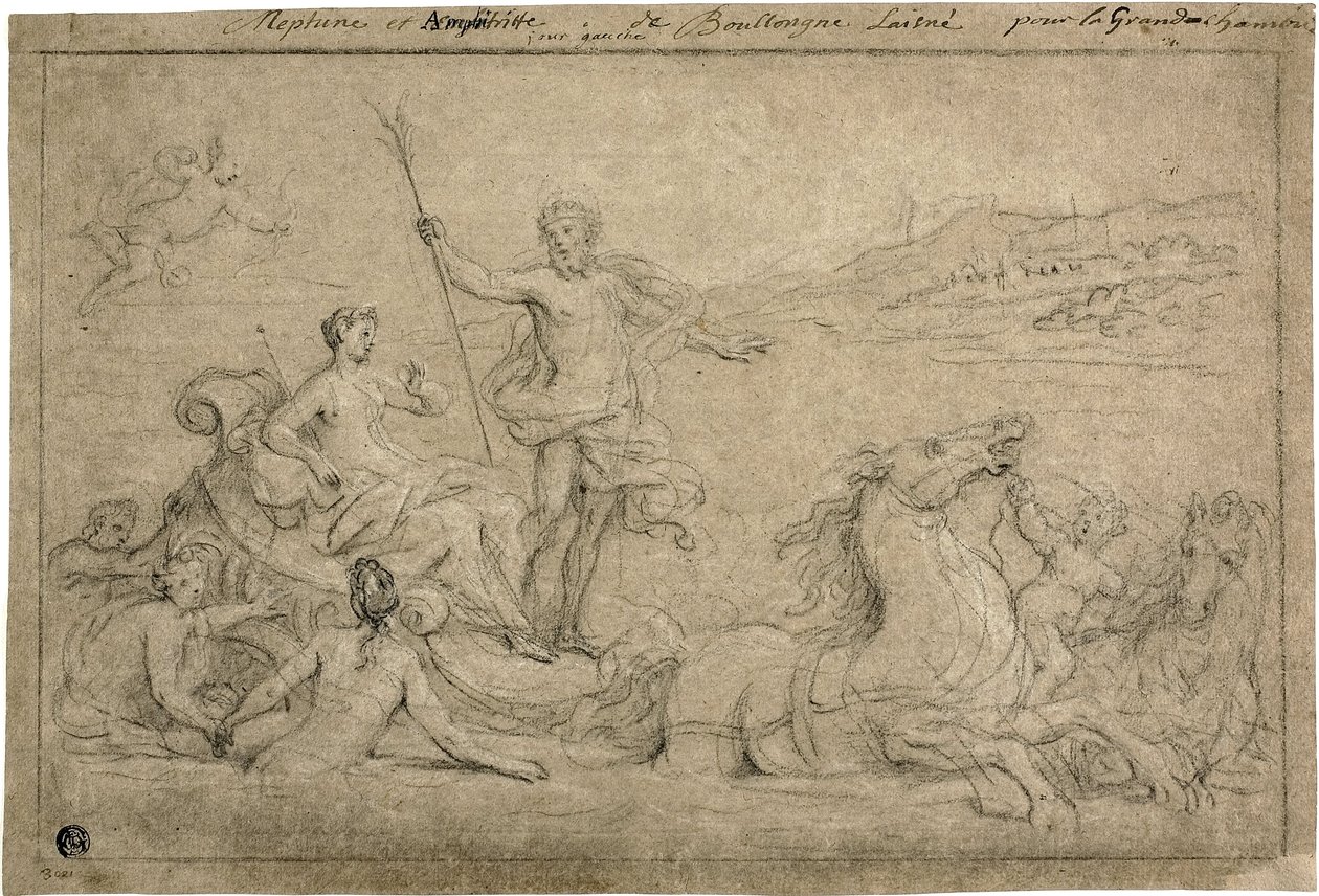 Triomphe de Neptune et Amphitrite, 1706-07 - Louis de Boullongne