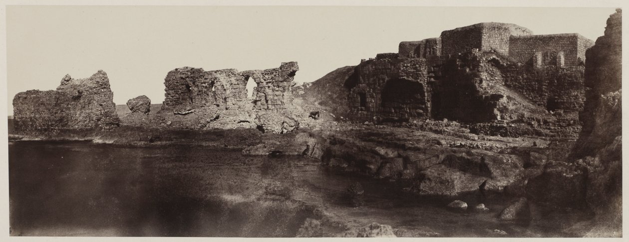 Kaalat el Athlit, Syrie, vue depuis le bord de mer - Louis de Clercq