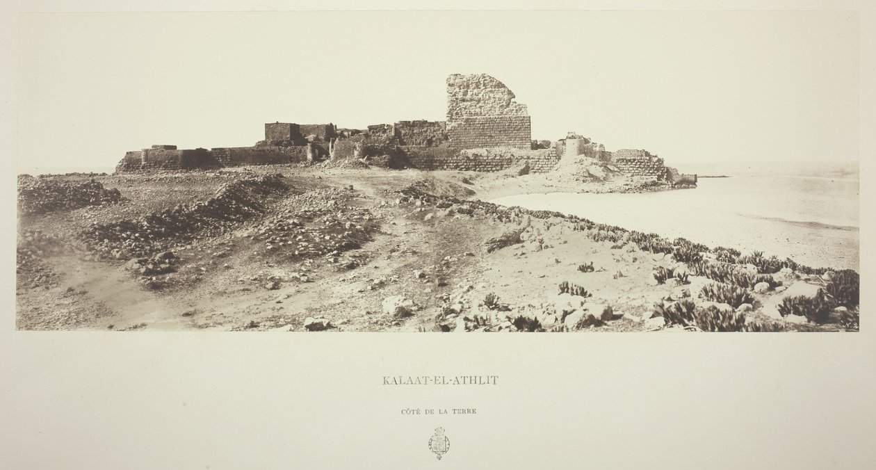 Kalatt-El-Athlit, côté de la terre - Louis de Clercq