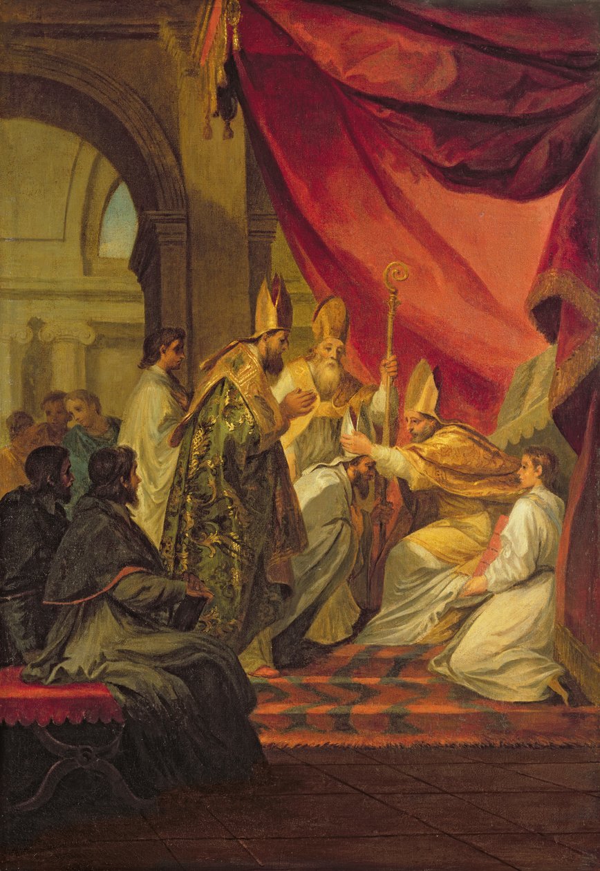 Saint Augustin (354-430) ordonné évêque d