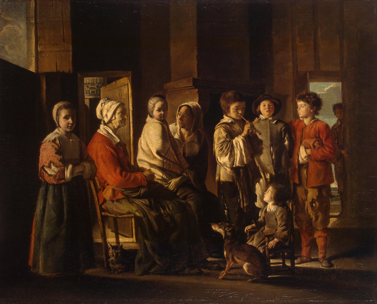 La visite à la grand-mère - Louis le Nain