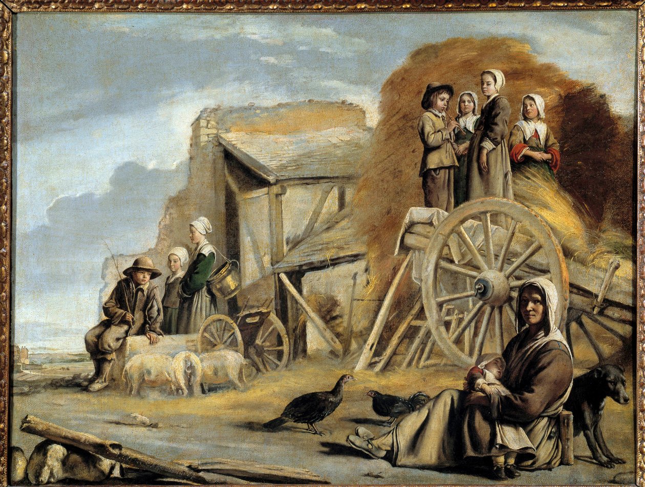 Le chariot ou le retour du foin - Louis le Nain