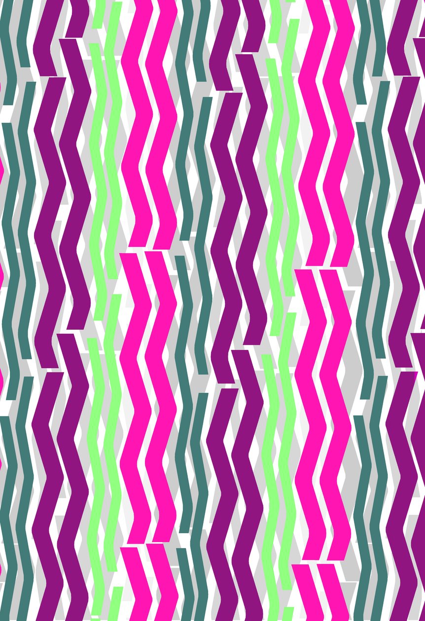 Rayures en zigzag, 2014, Médias numériques - Louisa Hereford