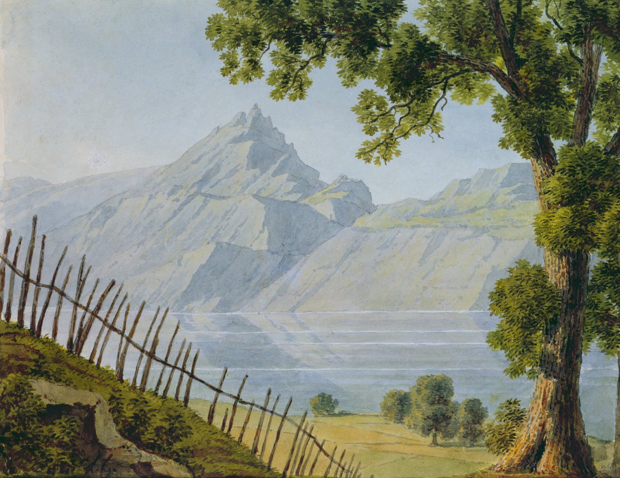 Vue du lac du Bourget - Louise Cochelet