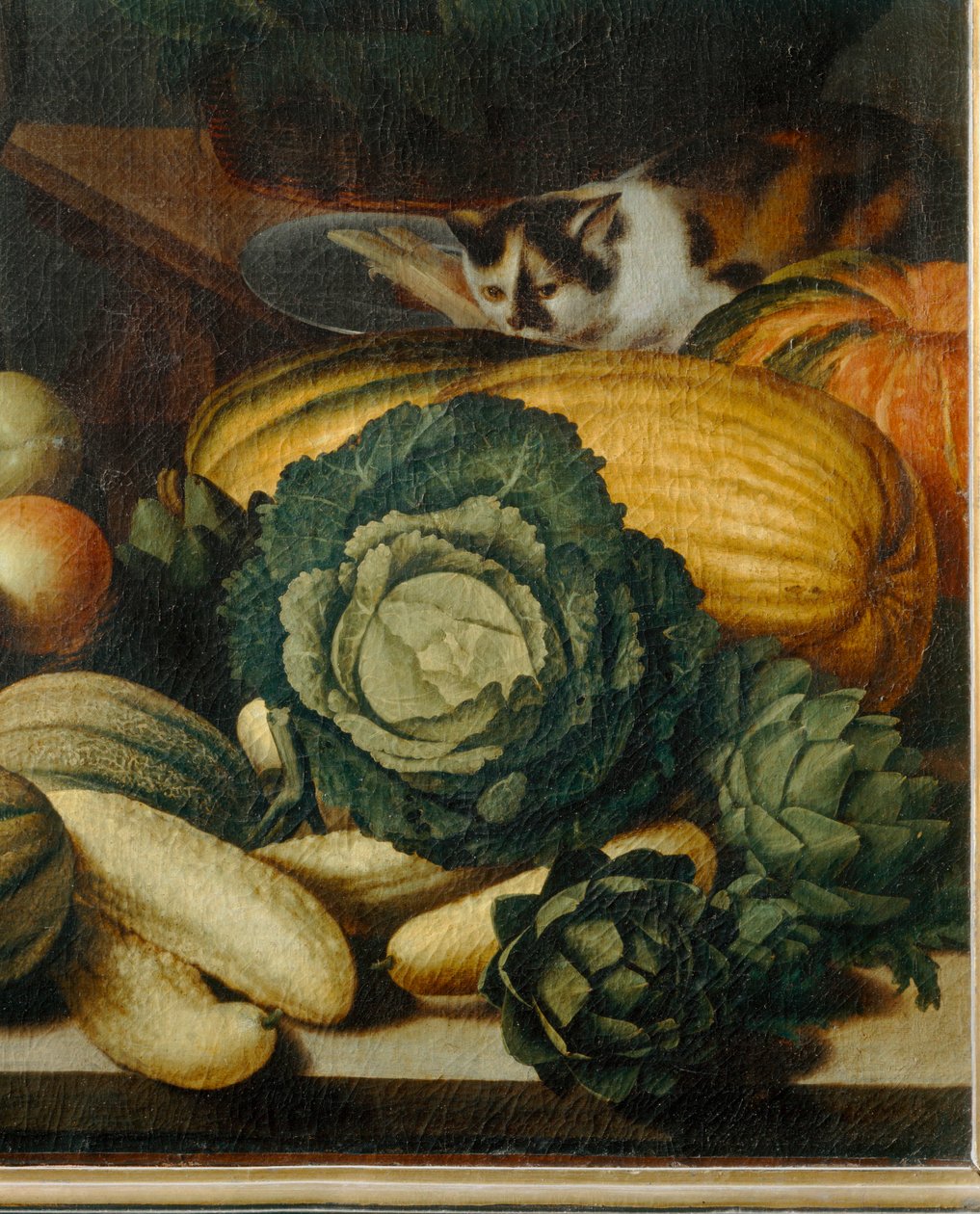 La marchande de fruits et legumes - The greengrocer … - Louise (circle of) Moillon