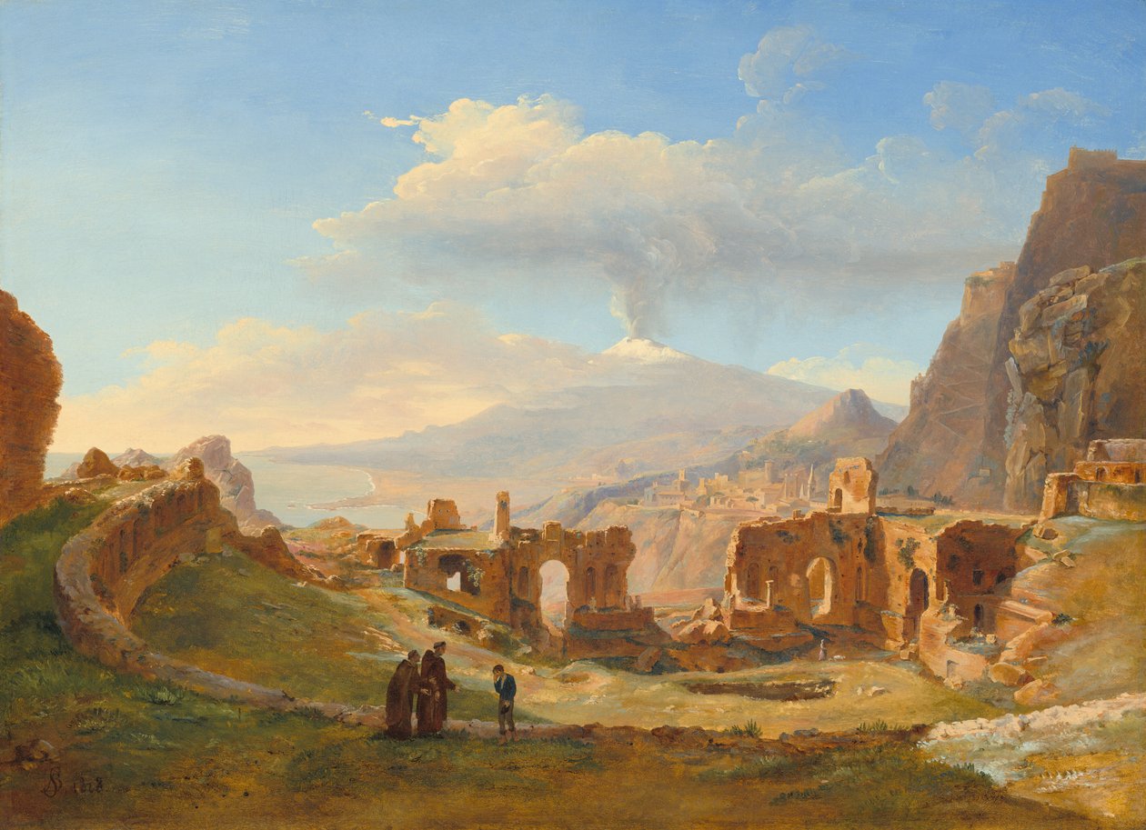 Le théâtre romain de Taormina - Louise Josephine Sarazin de Belmont