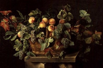 Nature morte avec pêches et raisins - Louise Moillon