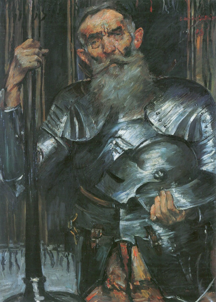 Vieil homme en armure - Lovis Corinth