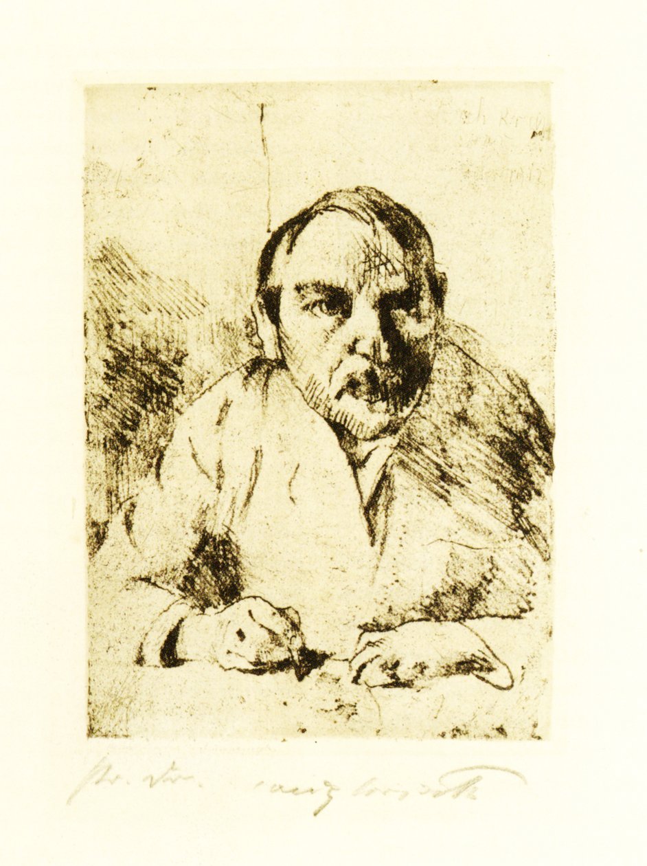 Autoportrait malade - Lovis Corinth