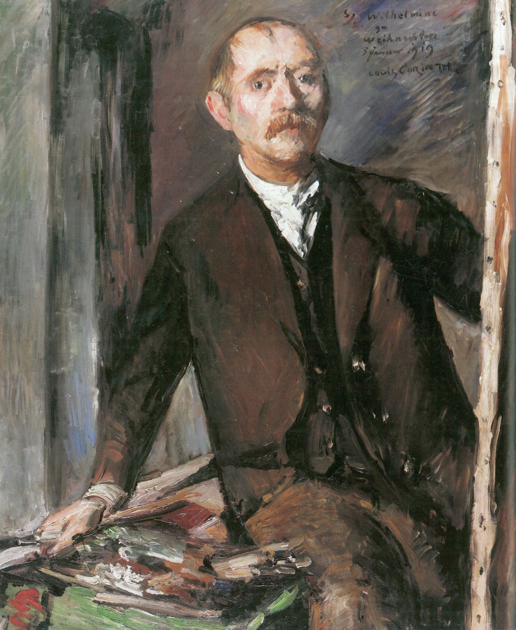 Autoportrait devant le chevalet - Lovis Corinth