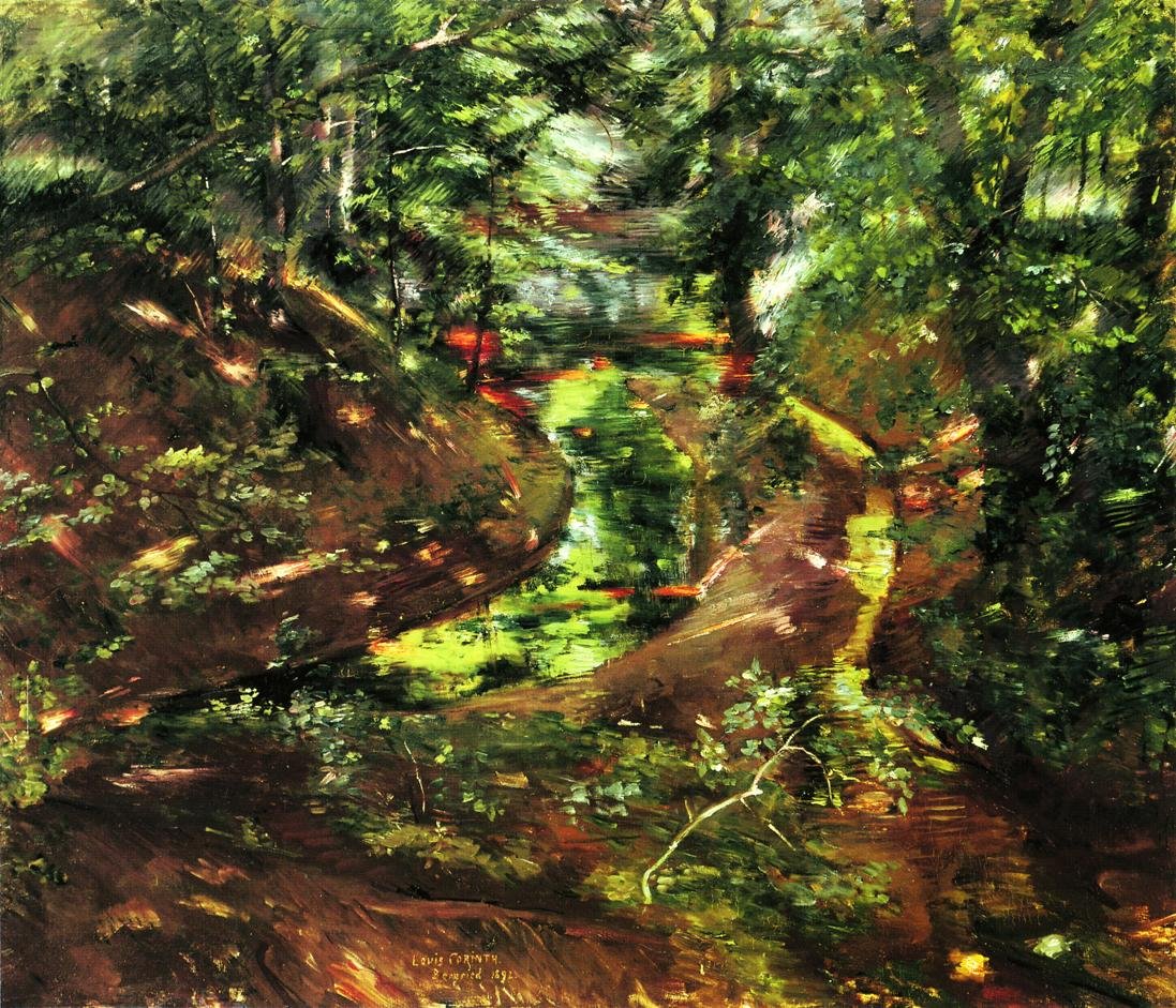 Intérieur de forêt à Bernried - Lovis Corinth
