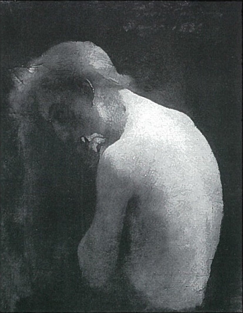 Demi-nu féminin - Lovis Corinth