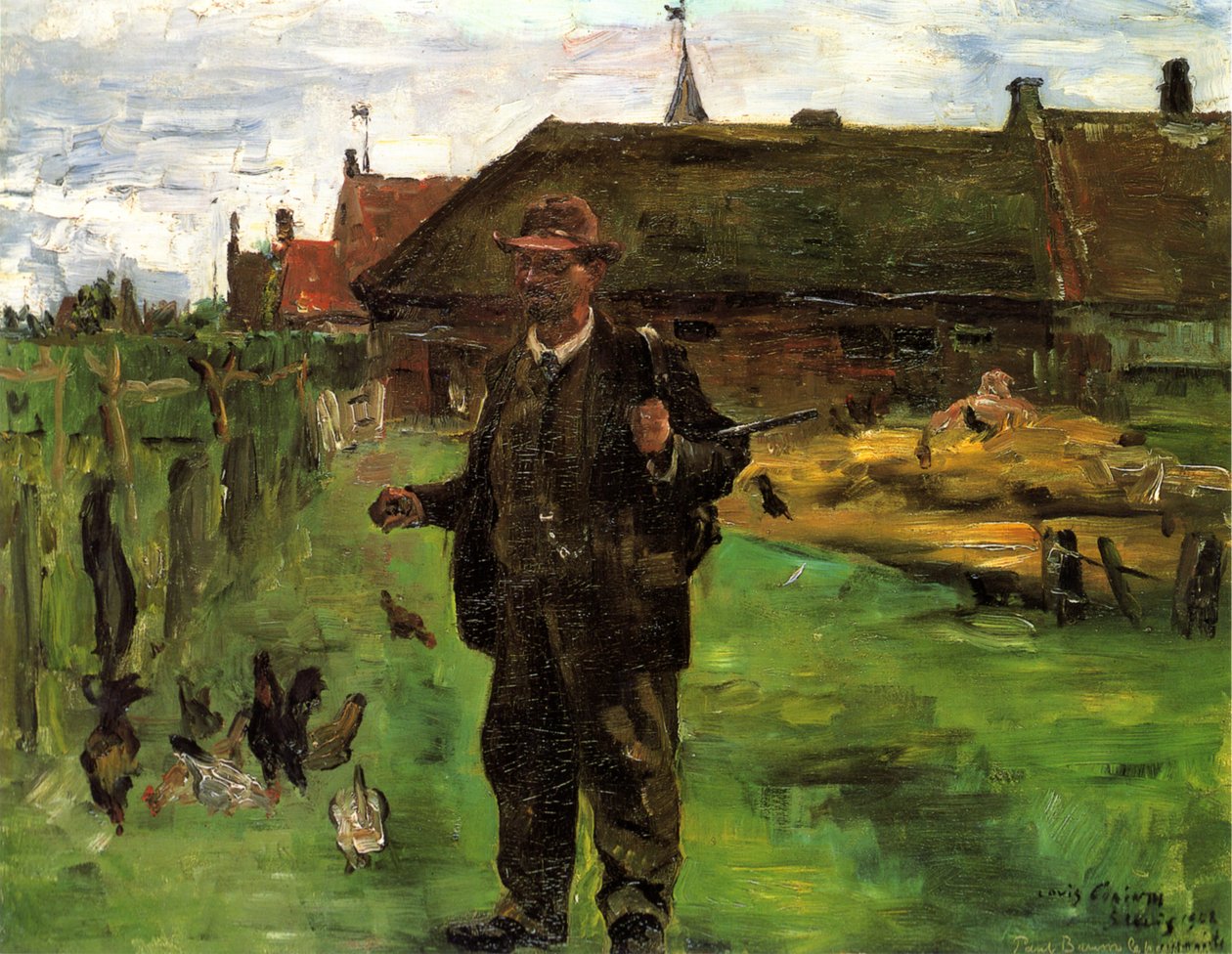 Portrait du peintre Paul Baum à Sluis - Lovis Corinth