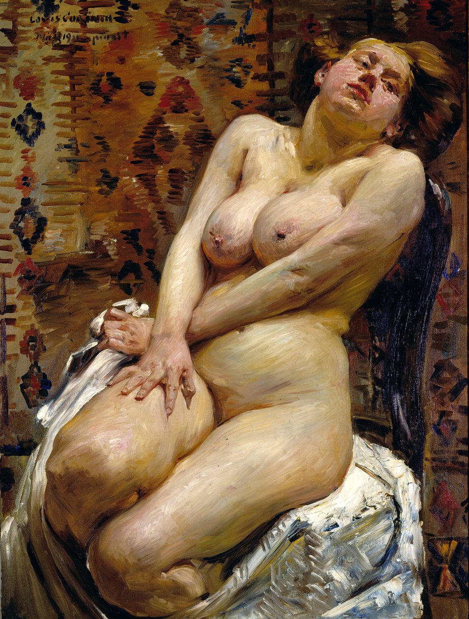 Nana, femme nue - Lovis (1858-1925) Corinth