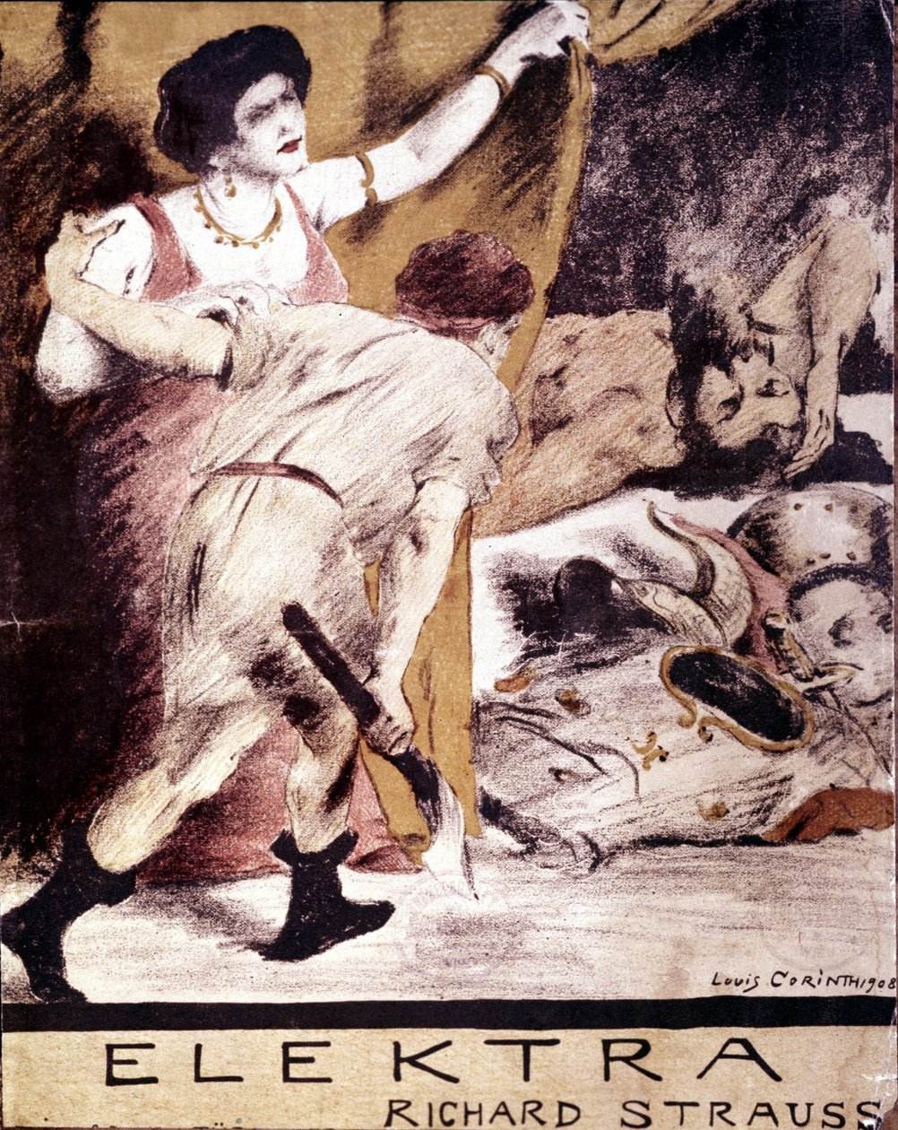 Richard Strauss, illustration de la partition d