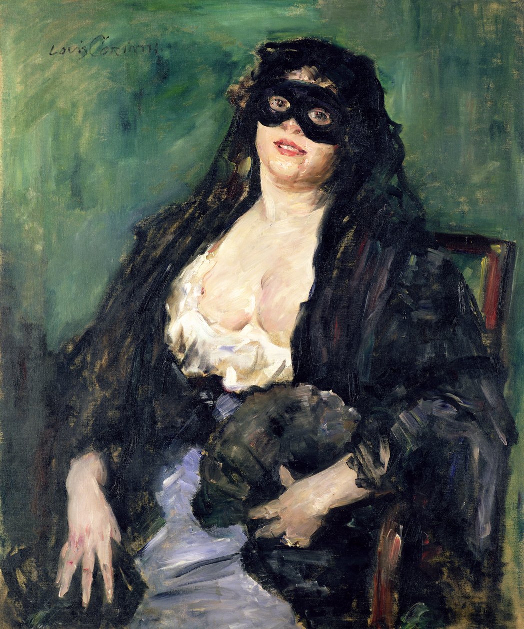 Le Masque noir - Lovis  Corinth