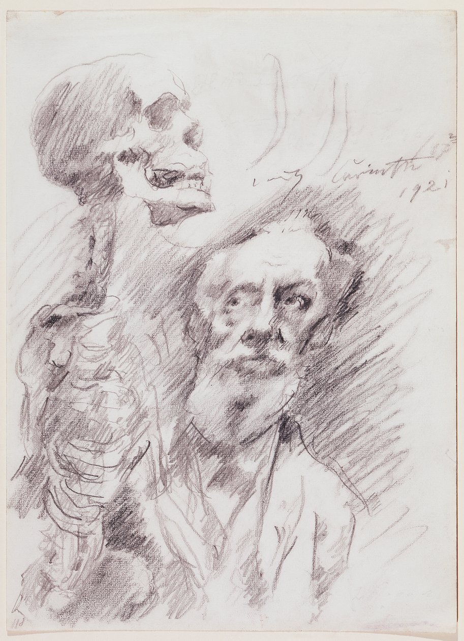 Anatomiste avec squelette - Lovis Corinth