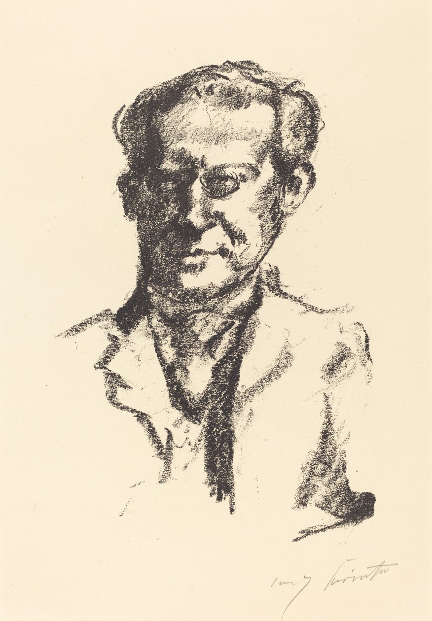 Arno Holz, 1922 - Lovis Corinth