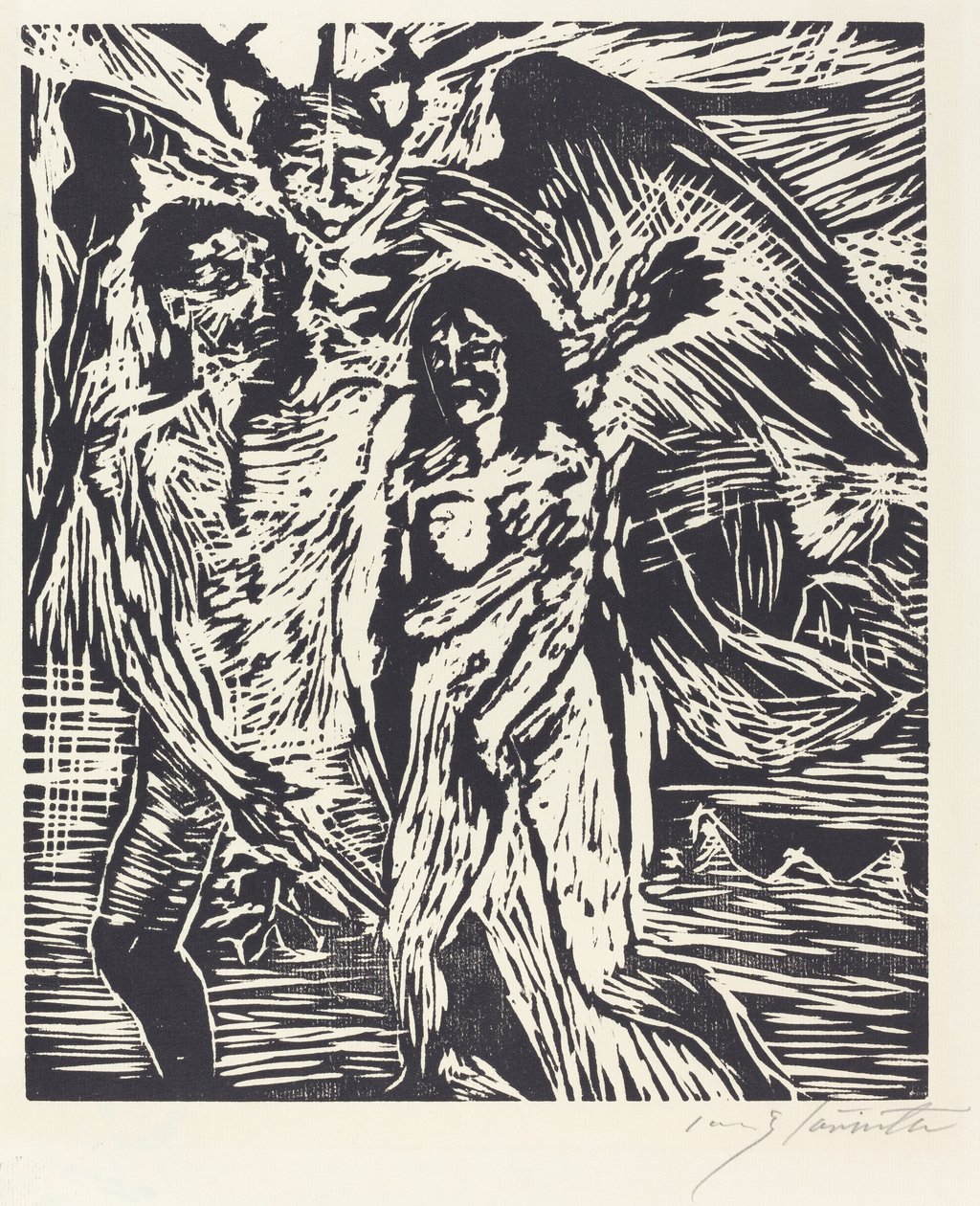 Austreibung aus dem Paradies, 1919 - Lovis Corinth