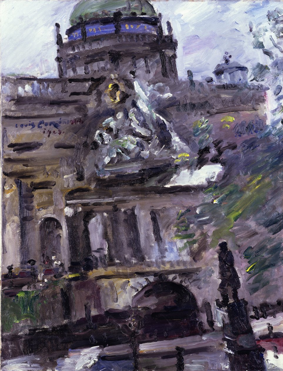 Le château de Berlin vu depuis la Darmstädter Bank - Lovis Corinth