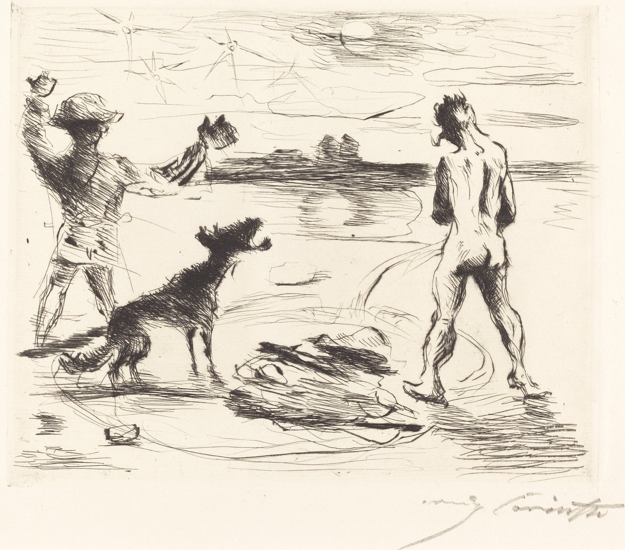Das Gastmahl des Trimalchio: pl. VII - Lovis Corinth