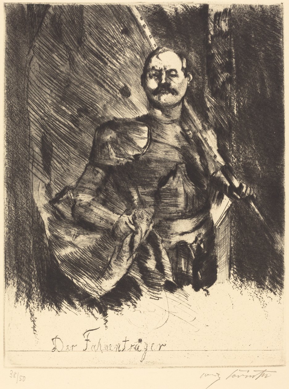 Le porte-étendard - Lovis Corinth