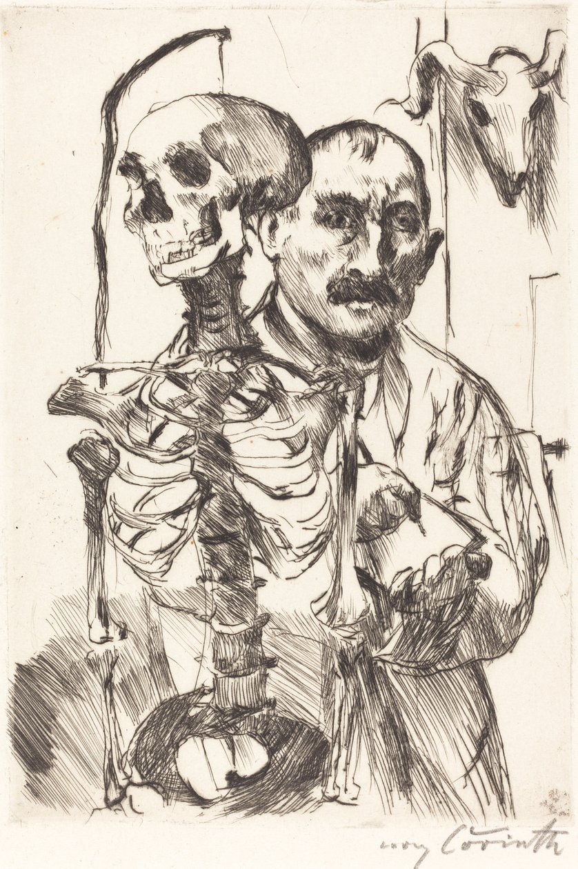 Der Künstler und der Tod II, 1916 - Lovis Corinth