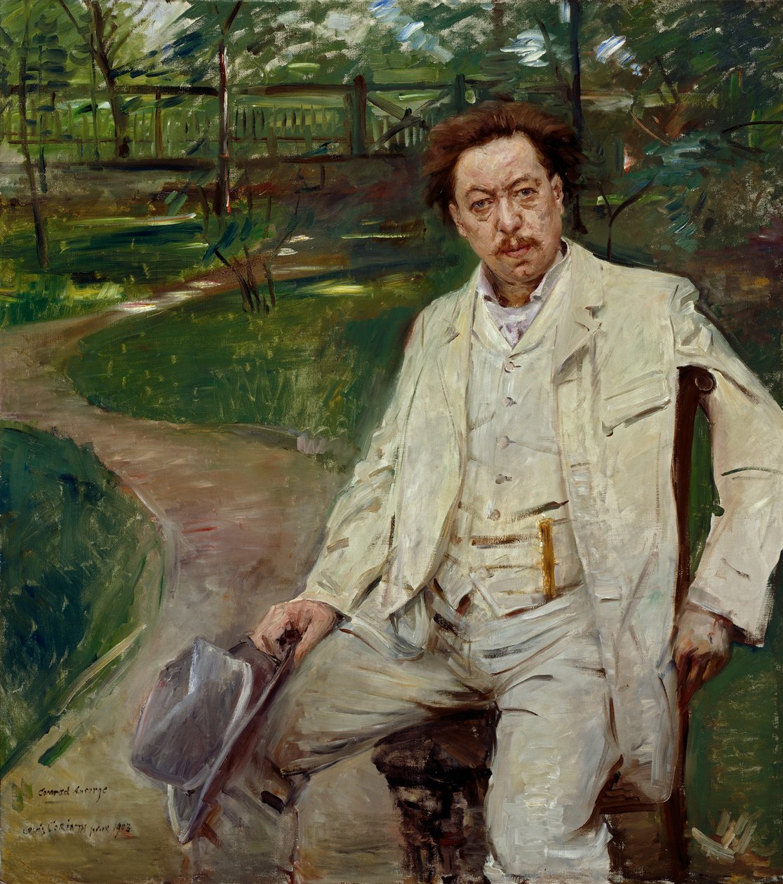 Le pianiste Conrad Ansorge - Lovis Corinth
