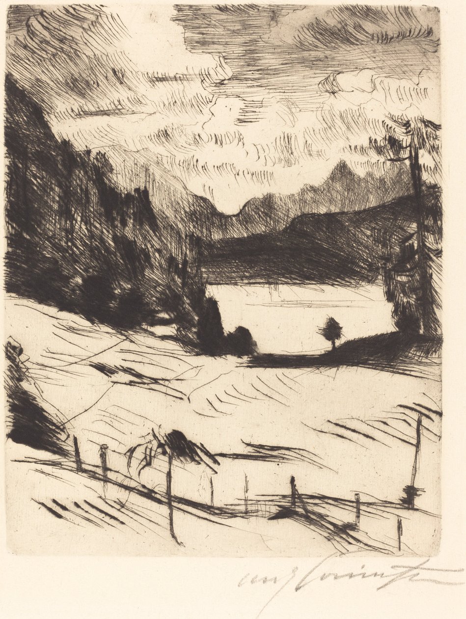 Der Walchensee, 1920 - Lovis Corinth