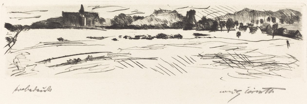 Paysage avec dunes - Lovis Corinth