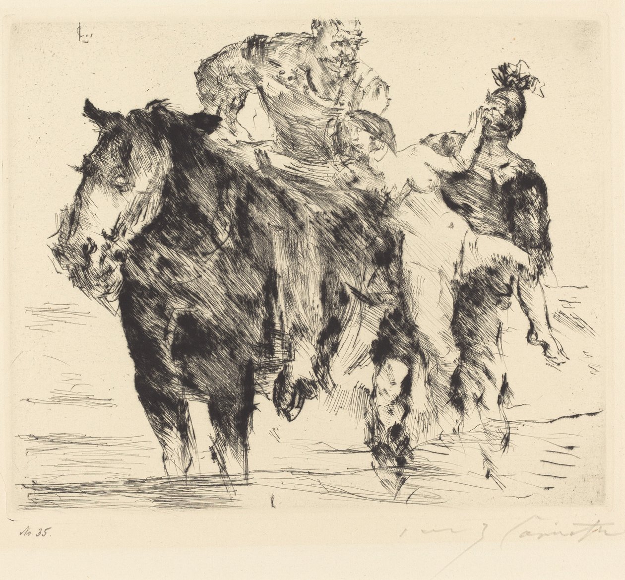 Frauenräuber Viol, 1920 - Lovis Corinth