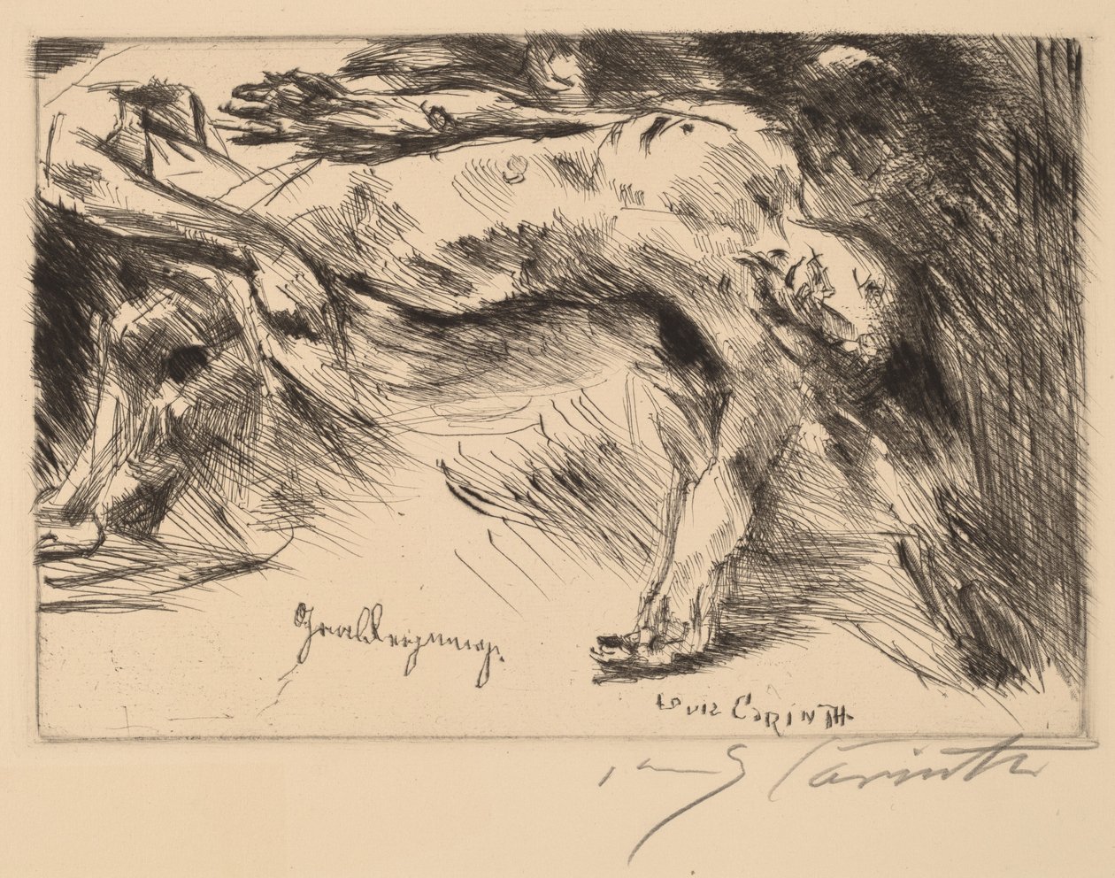 Grablegung Burial, 1921-1922 - Lovis Corinth